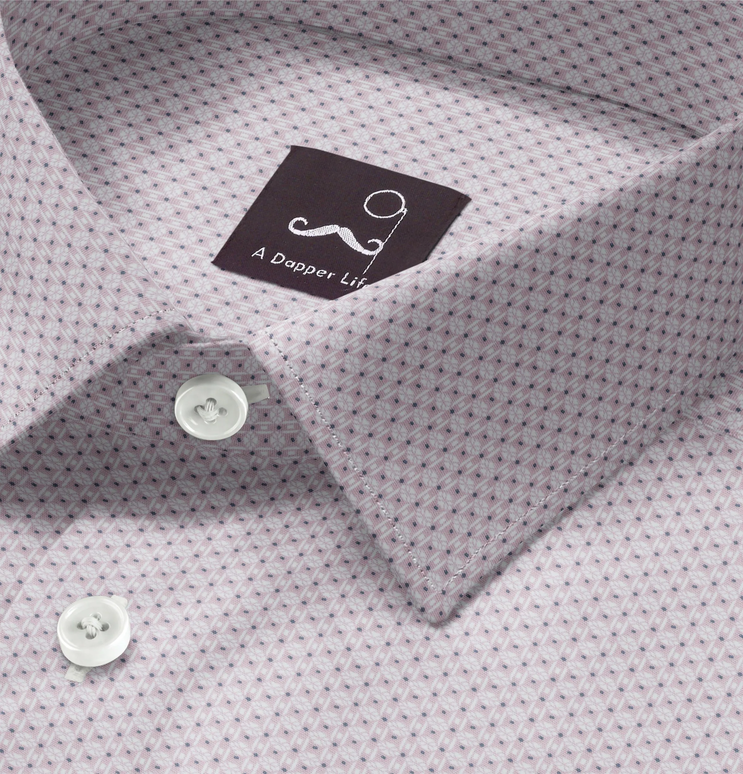 Pure Cotton - Short Sleeve - Lilac Print sold by Airthreads product image thumbnail 2