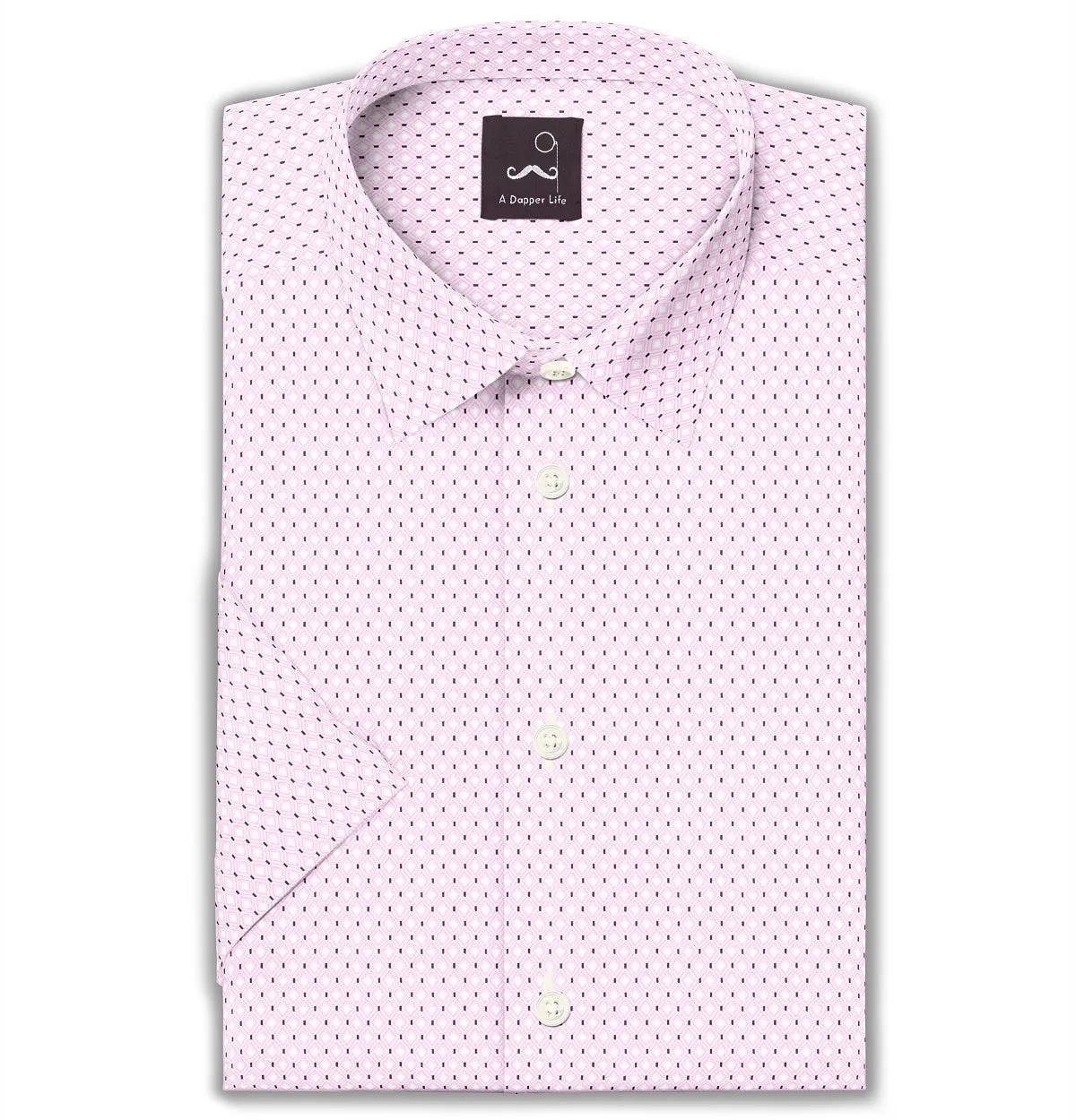 Pure Cotton - Short Sleeve - Pink Print sold by Airthreads