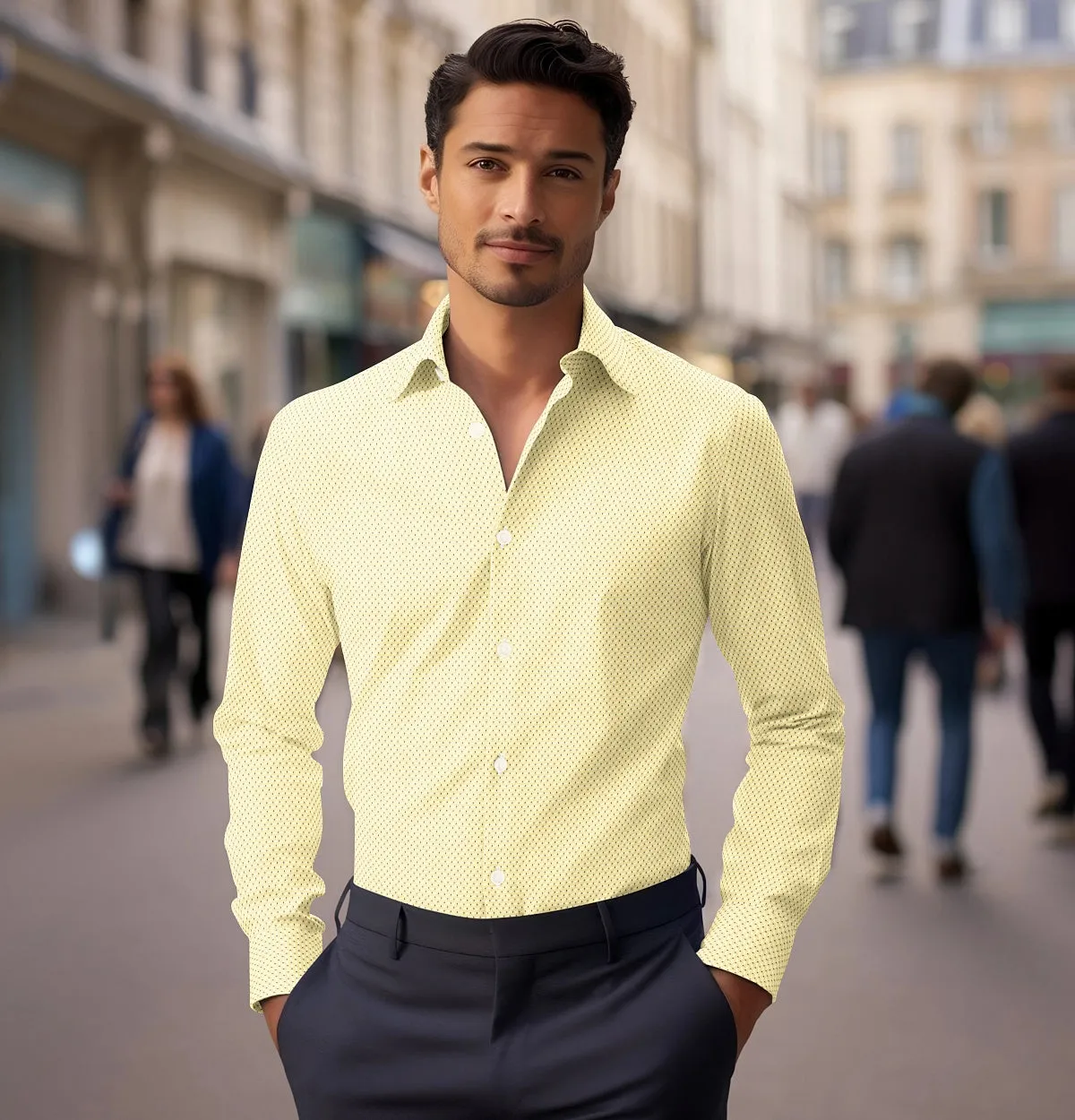 Pure Cotton - Long Sleeve - Yellow Print sold by Airthreads product image thumbnail 4