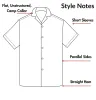 Camp Collar Linen Shirt in White sold by Airthreads