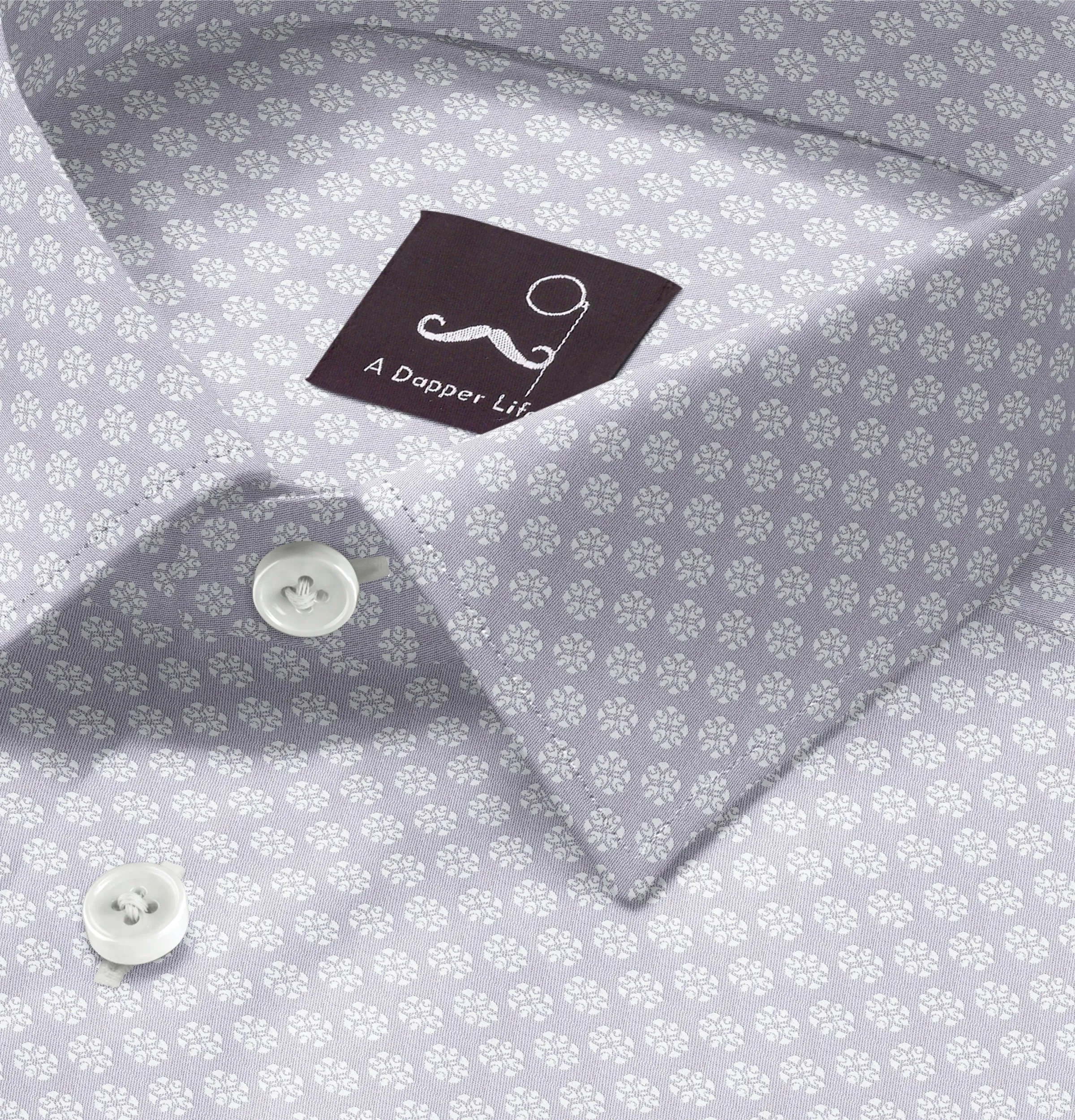 Pure Cotton - Short Sleeve - Gray with Discs sold by Airthreads product image thumbnail 2