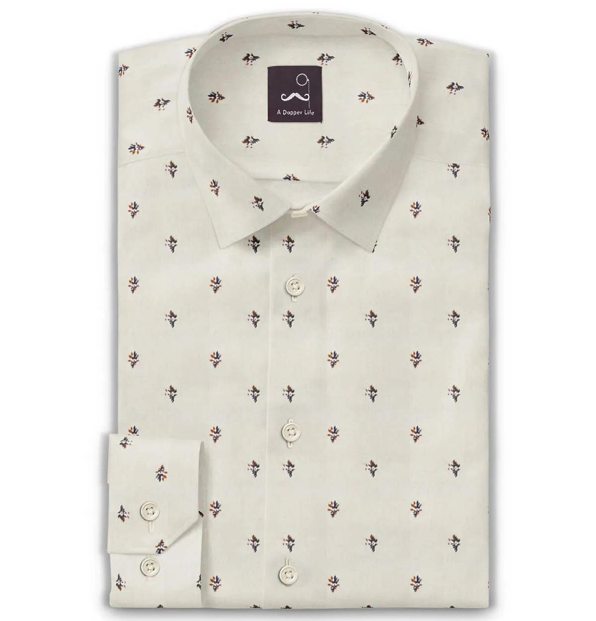 Pure Cotton - Long Sleeve - Off-White Bloom sold by Airthreads