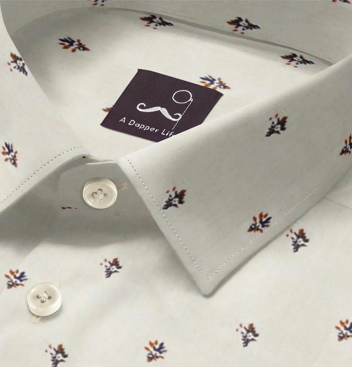 Pure Cotton - Long Sleeve - Off-White Bloom sold by Airthreads product image thumbnail 2