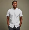 Luxury Pure Cotton - Short Sleeve - Narrow Nautical Stripe sold by Airthreads