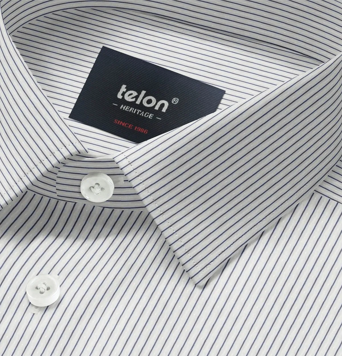 Luxury Pure Cotton - Short Sleeve - Narrow Nautical Stripe sold by Airthreads product image thumbnail 2