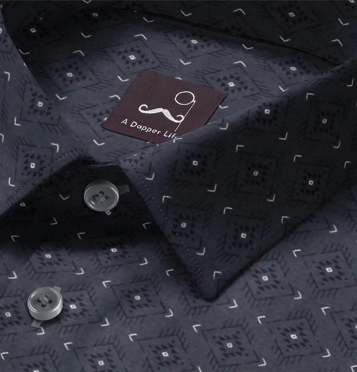 Pure Cotton - Short Sleeve - Charcoal Prism sold by Airthreads product image thumbnail 2