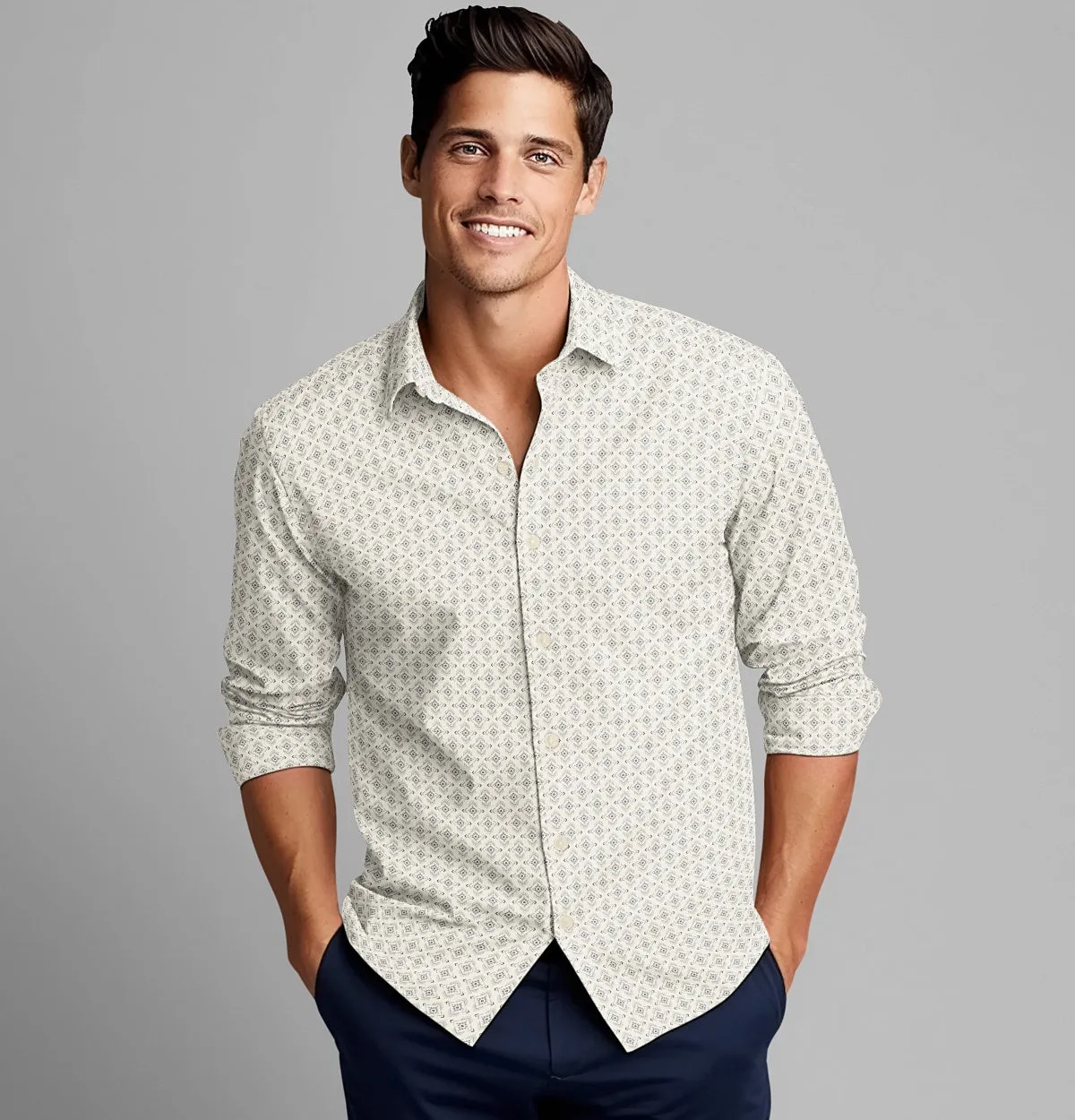 Pure Cotton - Long Sleeve - White Prism sold by Airthreads product image thumbnail 4