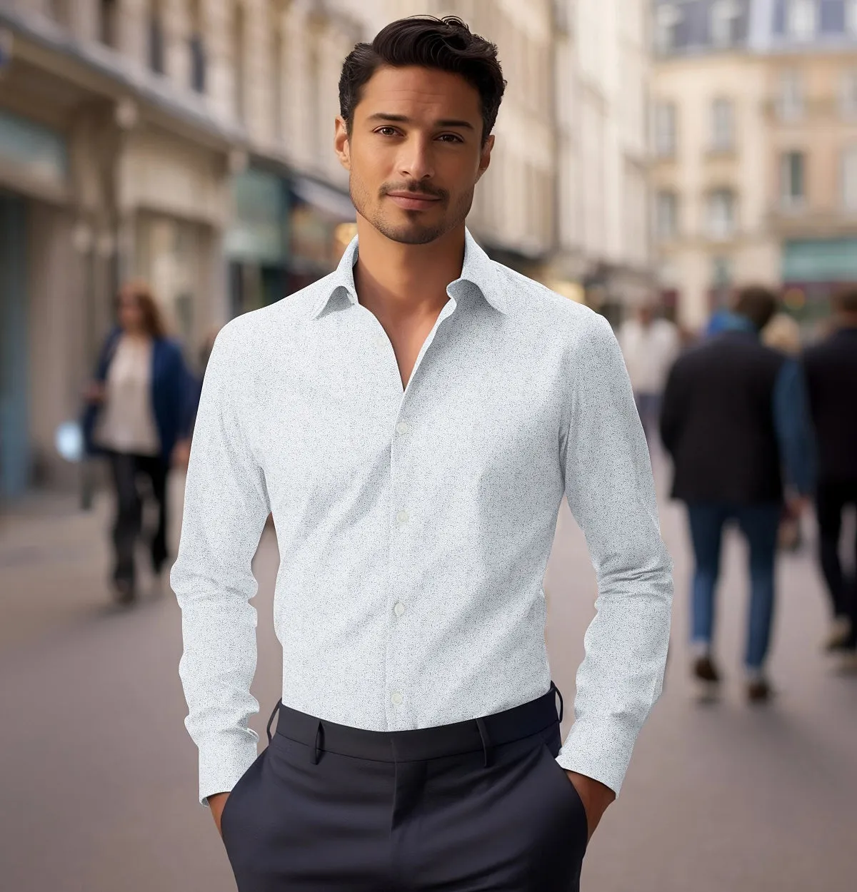 Pure Cotton - Long Sleeve - Polar Breeze sold by Airthreads product image thumbnail 3