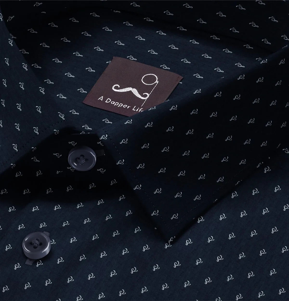 Pure Cotton - Short Sleeve - Navy Knot sold by Airthreads product image thumbnail 2