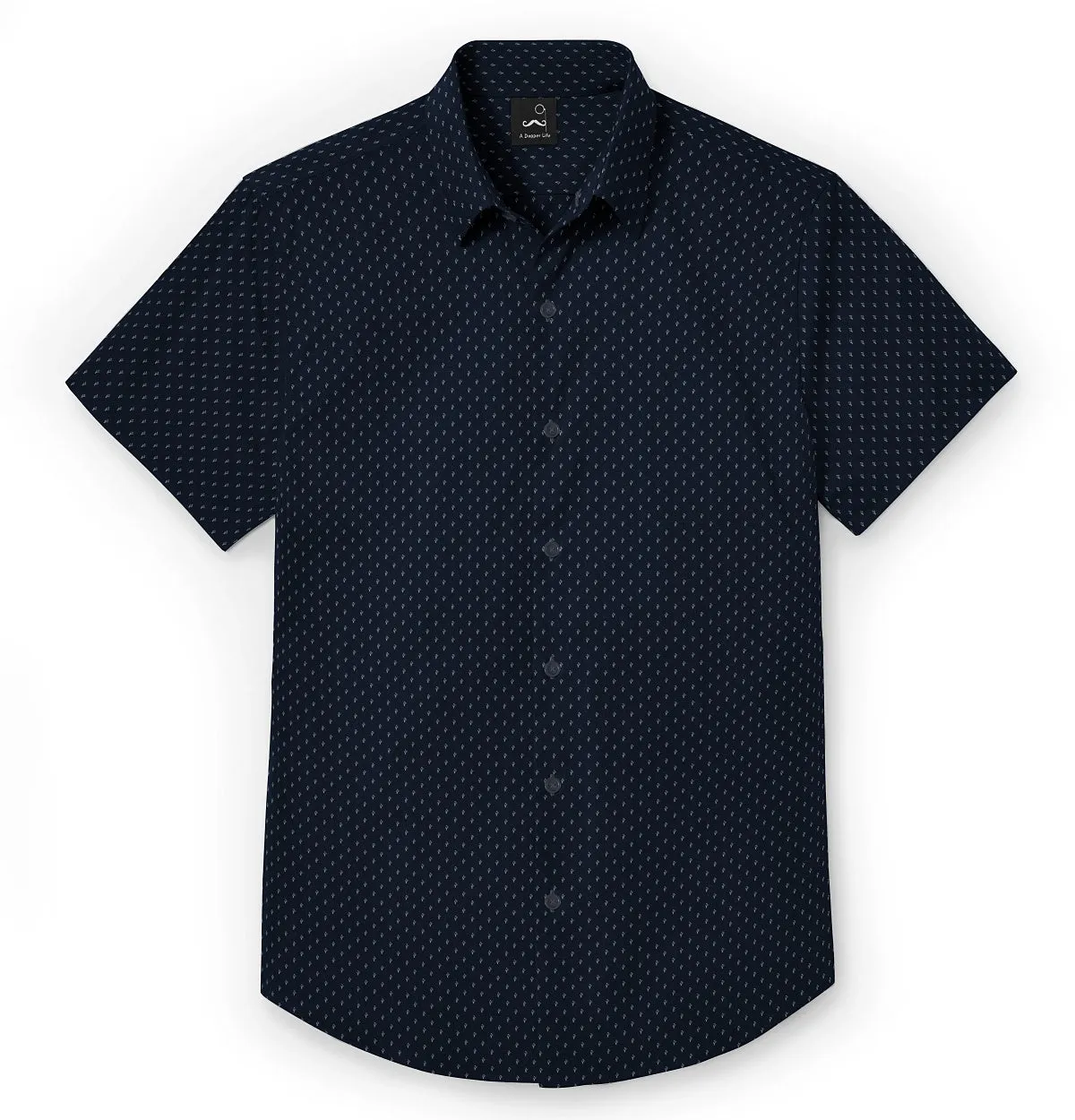 Pure Cotton - Short Sleeve - Navy Knot sold by Airthreads product image thumbnail 3