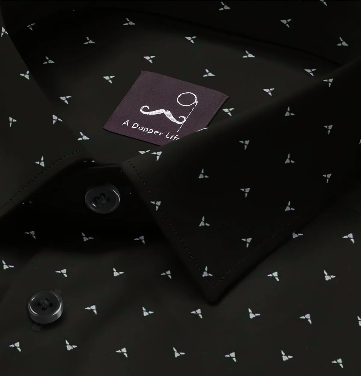 Pure Cotton - Long Sleeve - Midnight Shards sold by Airthreads product image thumbnail 2