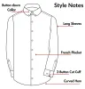 Wrinkle-Resistant - Cotton-Lycra - Button-Down - Long Sleeve - Deep Plum sold by Airthreads