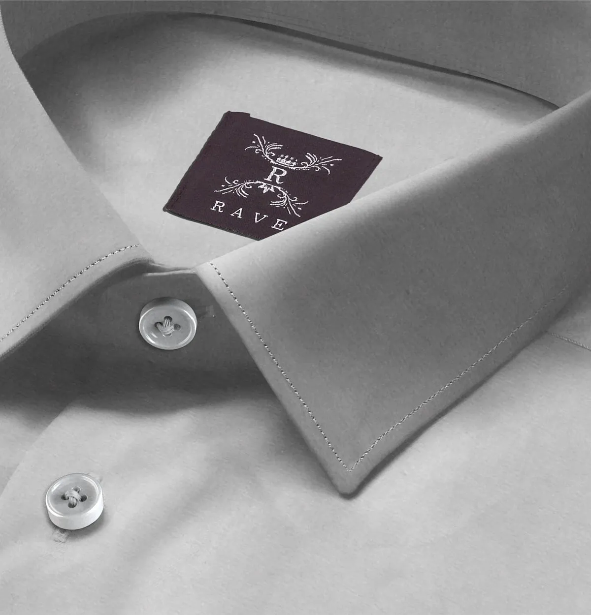 Wrinkle-Resistant - Cotton-Lycra - Short Sleeve - Light Gray sold by Airthreads product image thumbnail 2