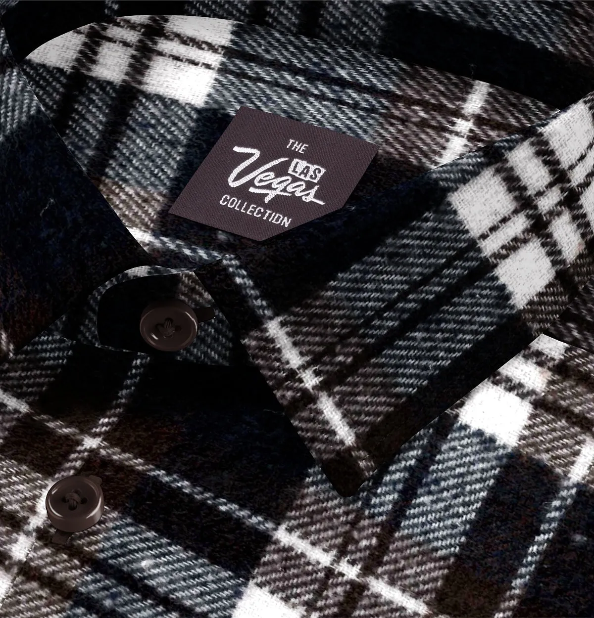 Everyday Flannel - Long Sleeve - Montana Brown Plaid sold by Airthreads product image thumbnail 2