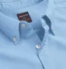 Wrinkle Resistant Oxford - Button-Down Collar - Long Sleeve - Sky Blue sold by Airthreads