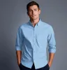 Wrinkle Resistant Oxford - Button-Down Collar - Long Sleeve - Sky Blue sold by Airthreads