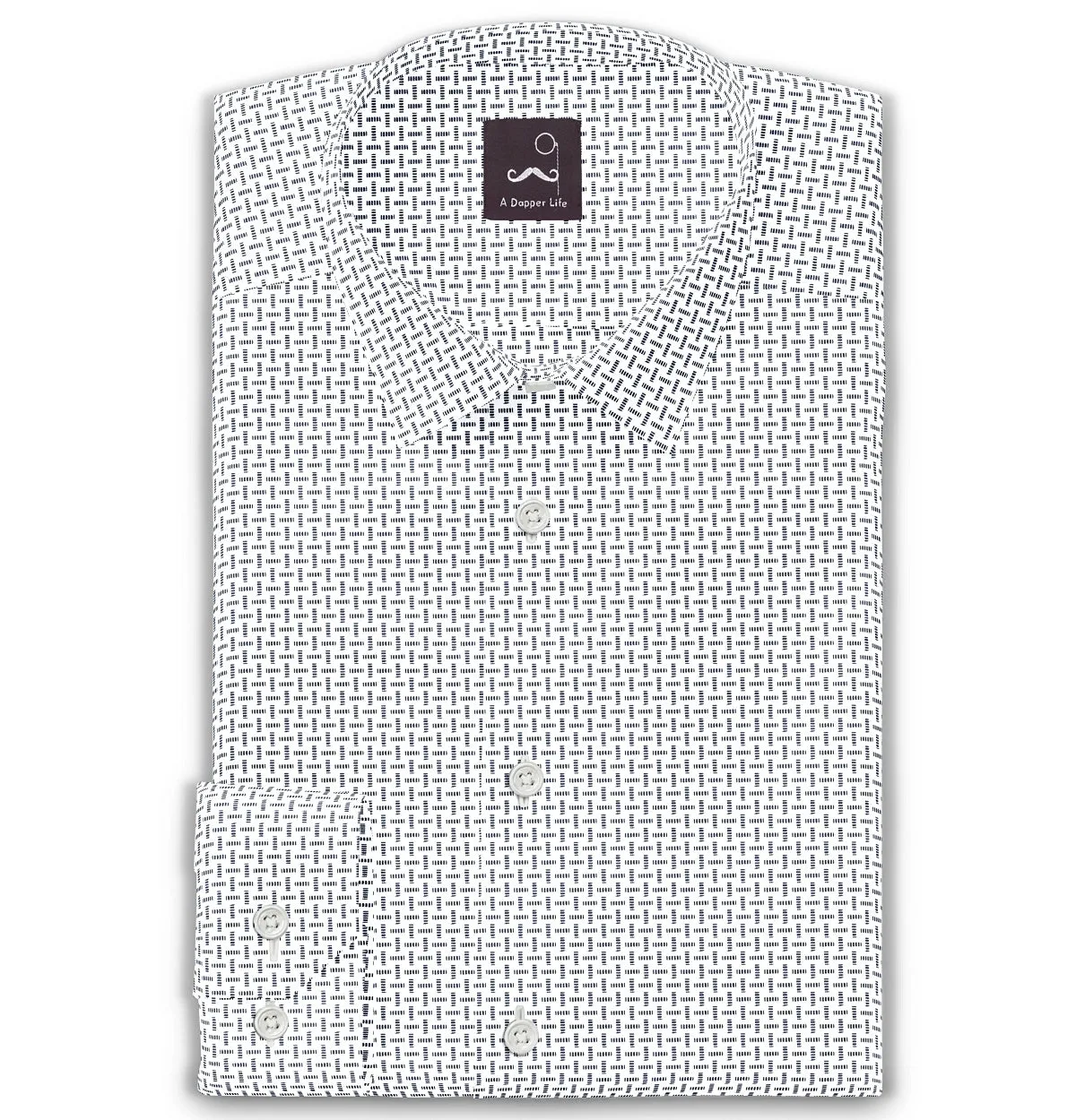 Pure Cotton - Semi-Spread Collar - Long Sleeve - White Maze sold by Airthreads