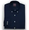 Oxford - Button-Down Collar - Long Sleeve - Navy sold by Airthreads