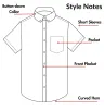 Oxford - Button-Down Collar - Short Sleeve - Cerulean sold by Airthreads