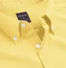 Oxford - Button-Down Collar - Long Sleeve - Yellow sold by Airthreads