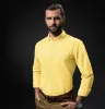 Oxford - Button-Down Collar - Long Sleeve - Yellow sold by Airthreads