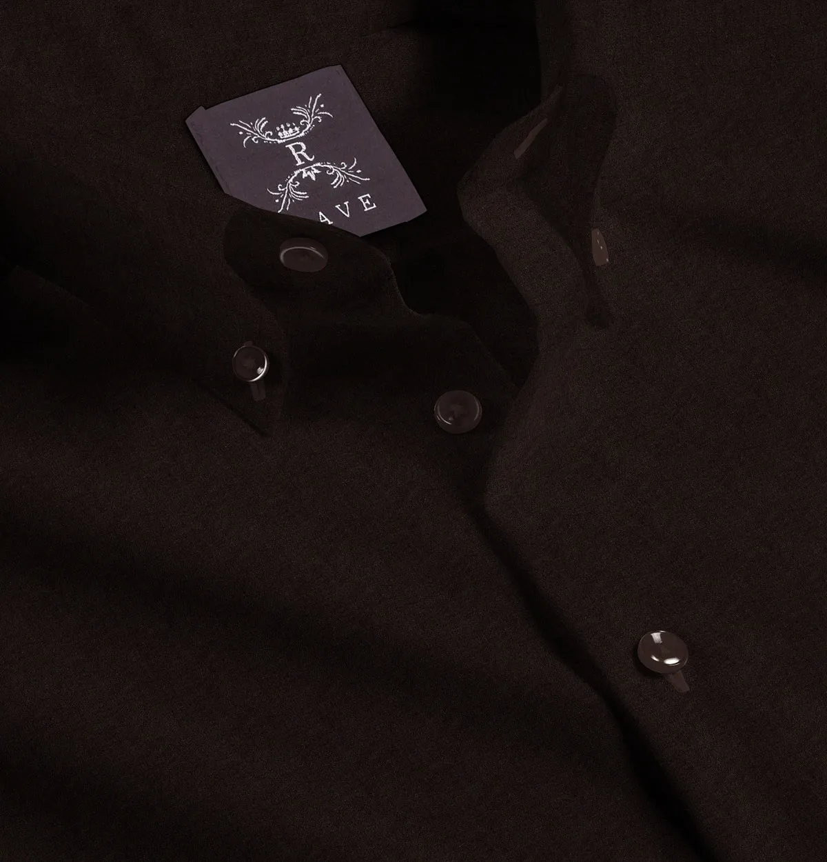 Wrinkle-Resistant - Button-Down Collar - Long Sleeve - Coffee sold by Airthreads product image thumbnail 2