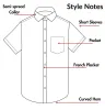 Short Sleeve Linen Shirt in Yellow sold by Airthreads