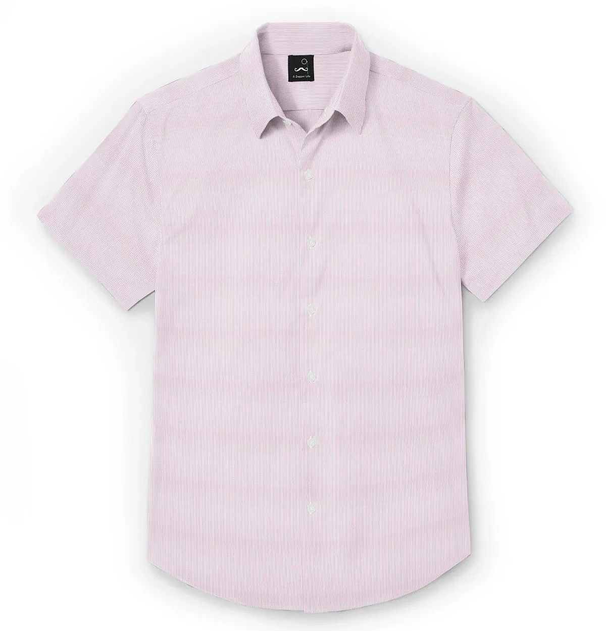 Pure Cotton - Short Sleeve - Pink Stripes sold by Airthreads product image thumbnail 3