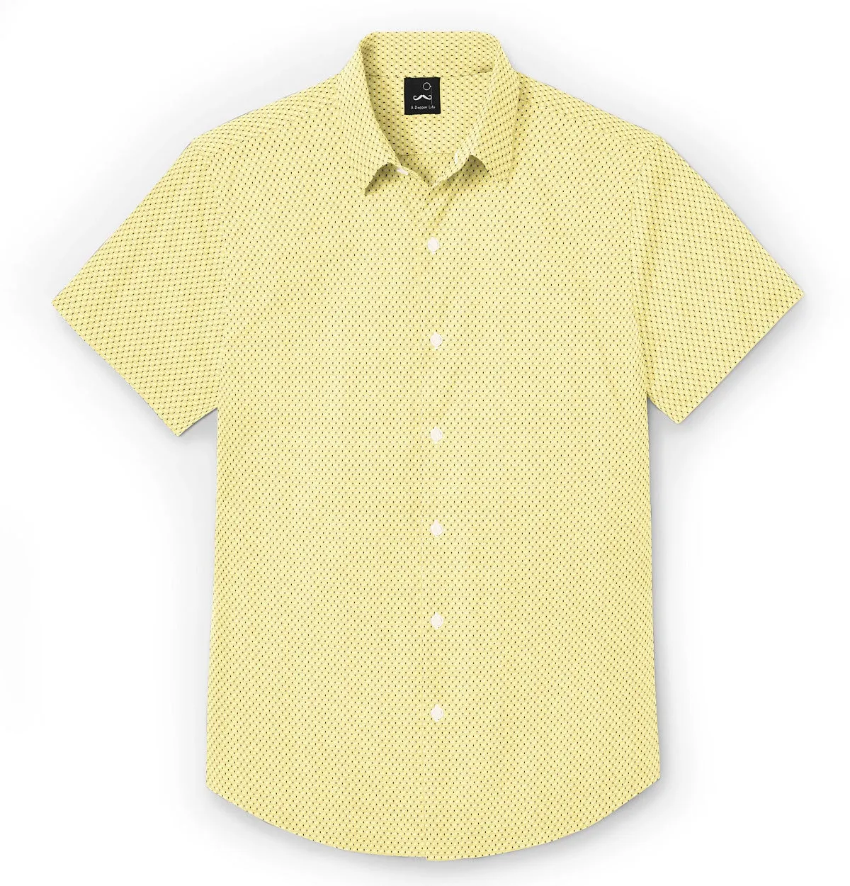 Pure Cotton - Short Sleeve - Yellow Print sold by Airthreads product image thumbnail 3