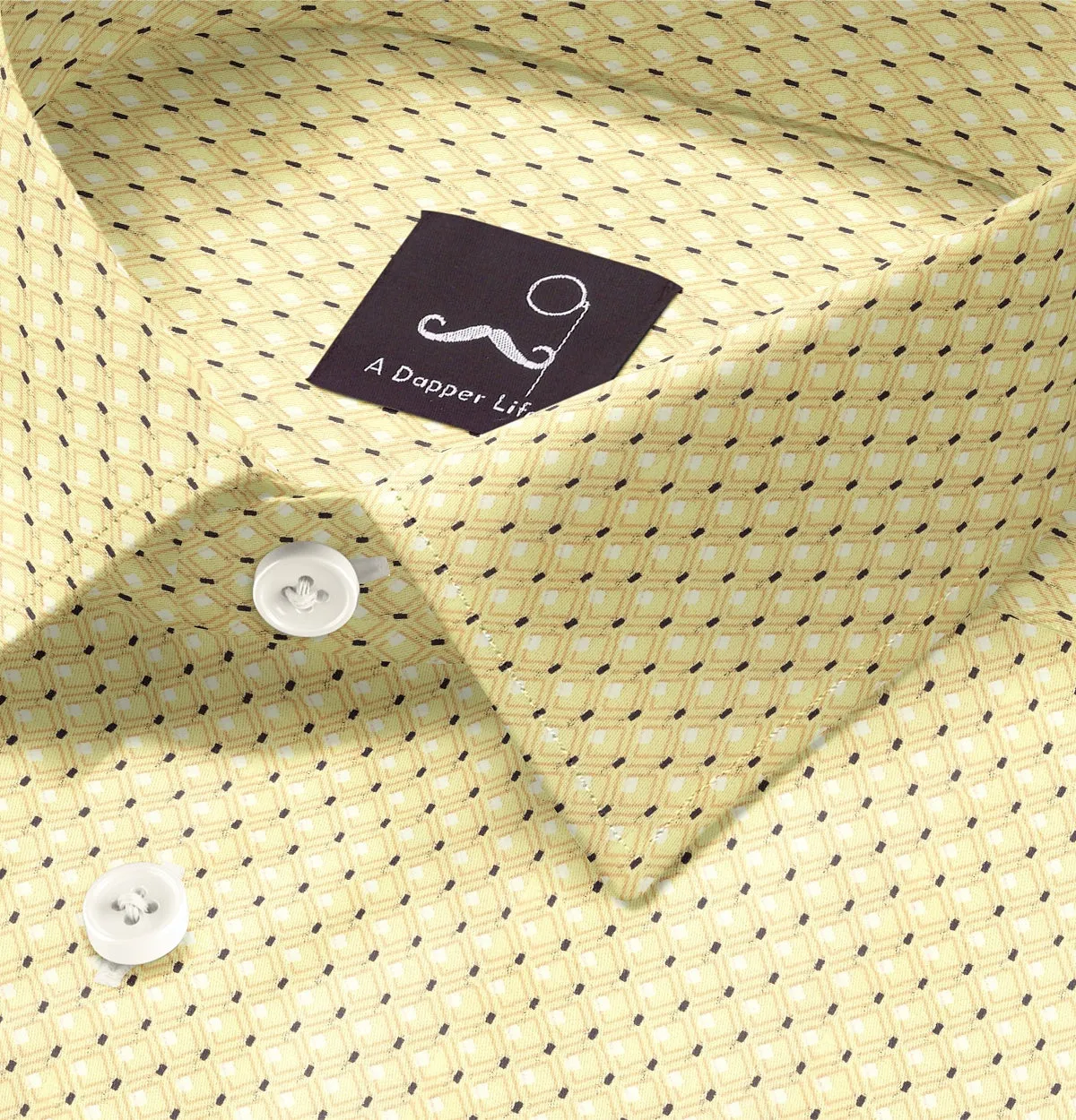 Pure Cotton - Short Sleeve - Yellow Print sold by Airthreads product image thumbnail 2