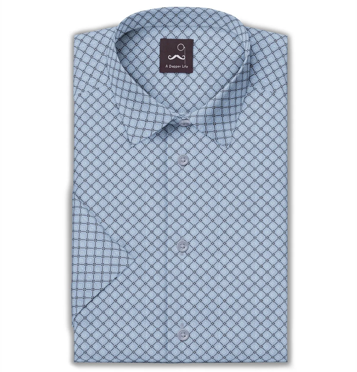 Pure Cotton - Short Sleeve - Light Blue Cipher sold by Airthreads