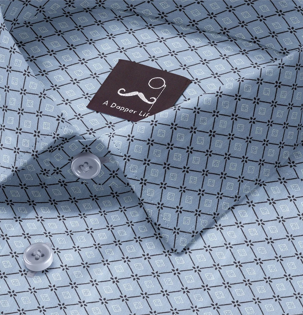 Pure Cotton - Short Sleeve - Light Blue Cipher sold by Airthreads product image thumbnail 2