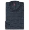 Pure Cotton Poplin - Long Sleeve - Navy Color Print sold by Airthreads