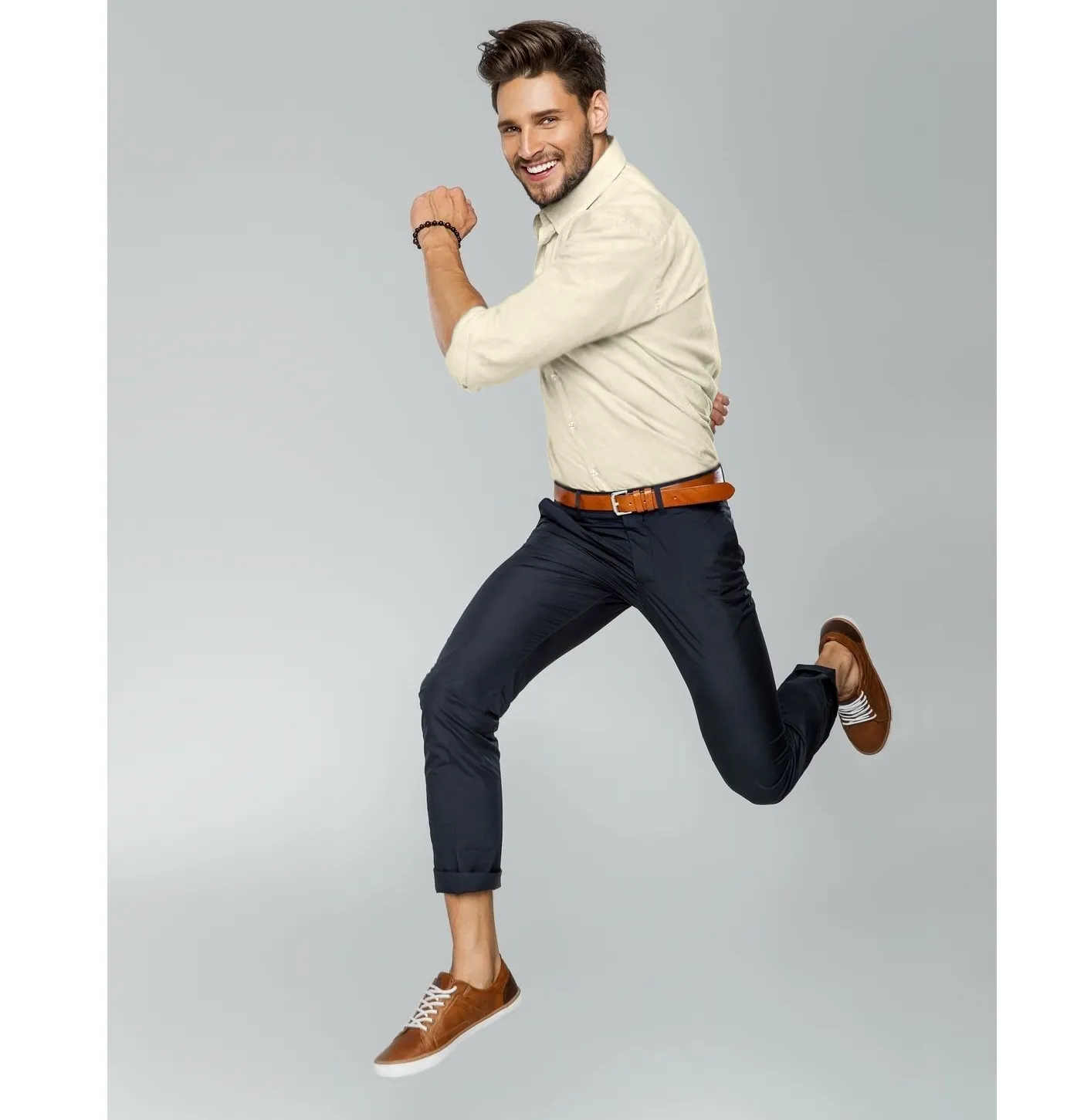 Performance Stretch - Beige - Long Sleeve sold by Airthreads product image thumbnail 3