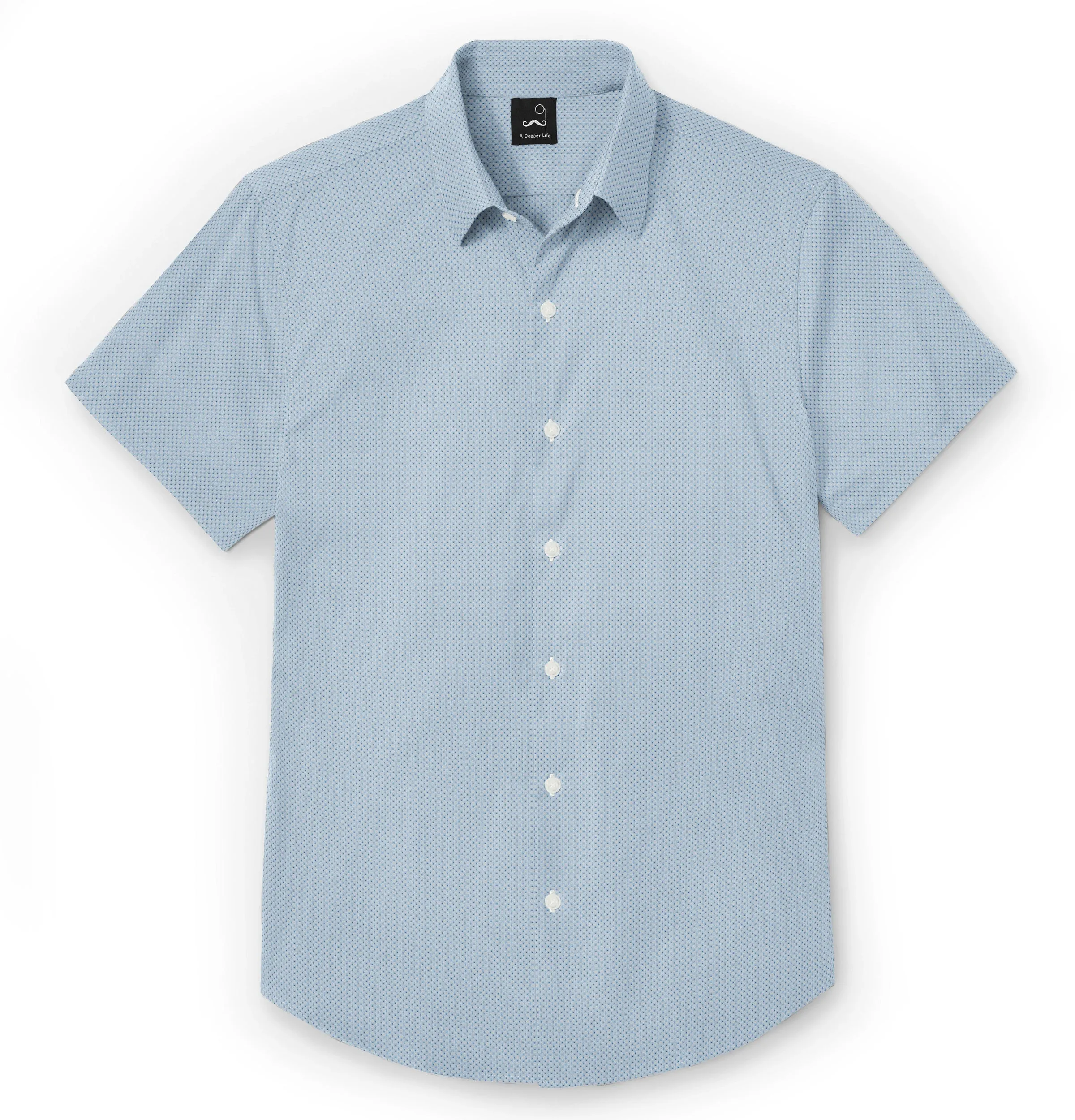 Pure Cotton - Short Sleeve - Sky Blue Print sold by Airthreads product image thumbnail 4
