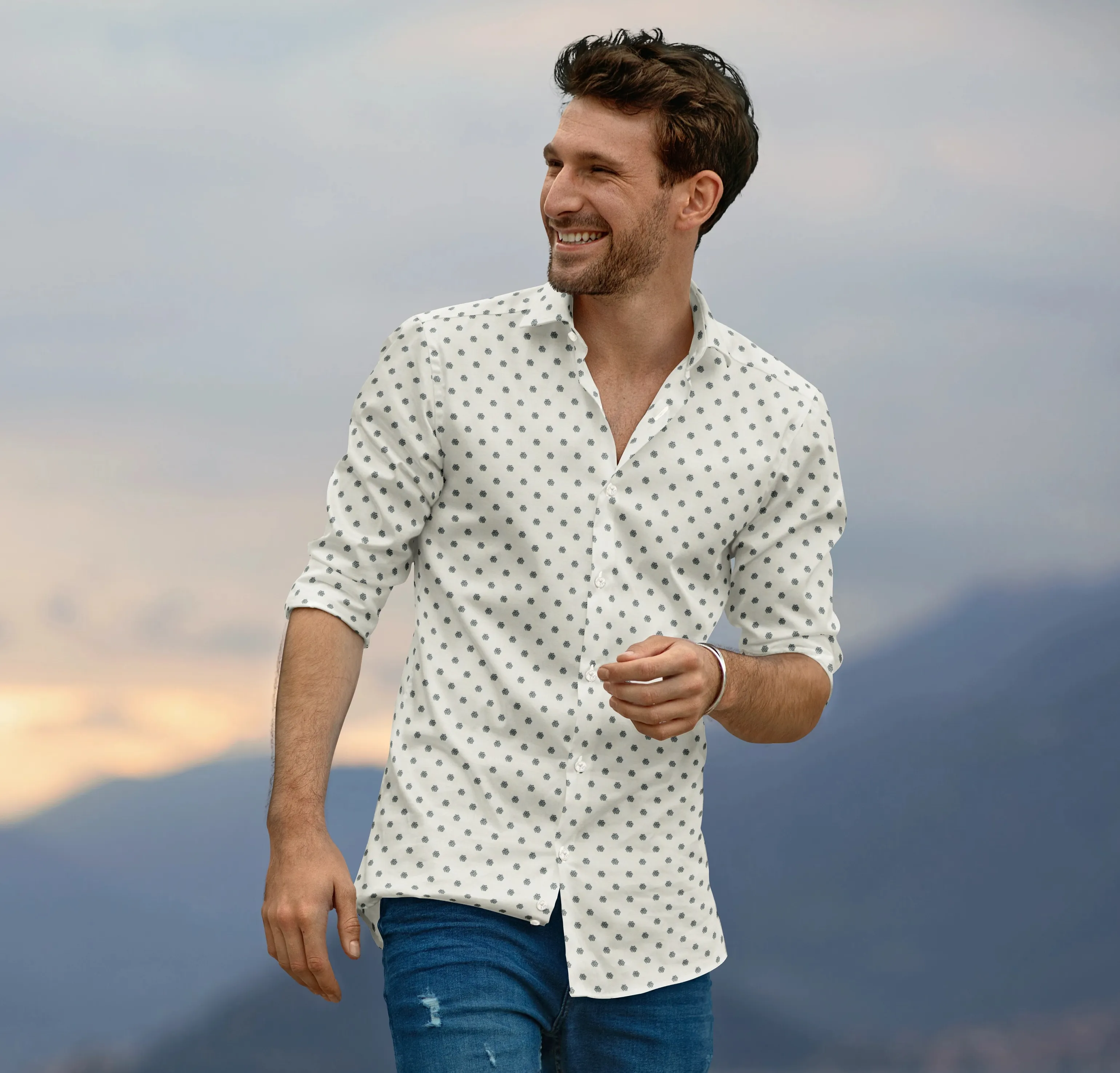 Pure Cotton - Long Sleeve - Off White sold by Airthreads product image thumbnail 3