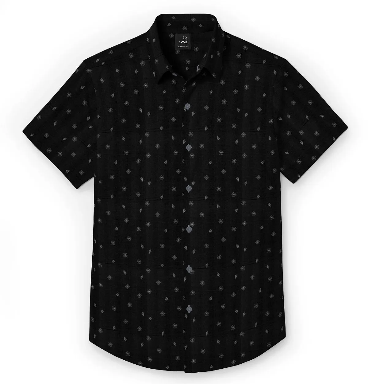 Pure Cotton - Short Sleeve - Black Print sold by Airthreads product image thumbnail 4
