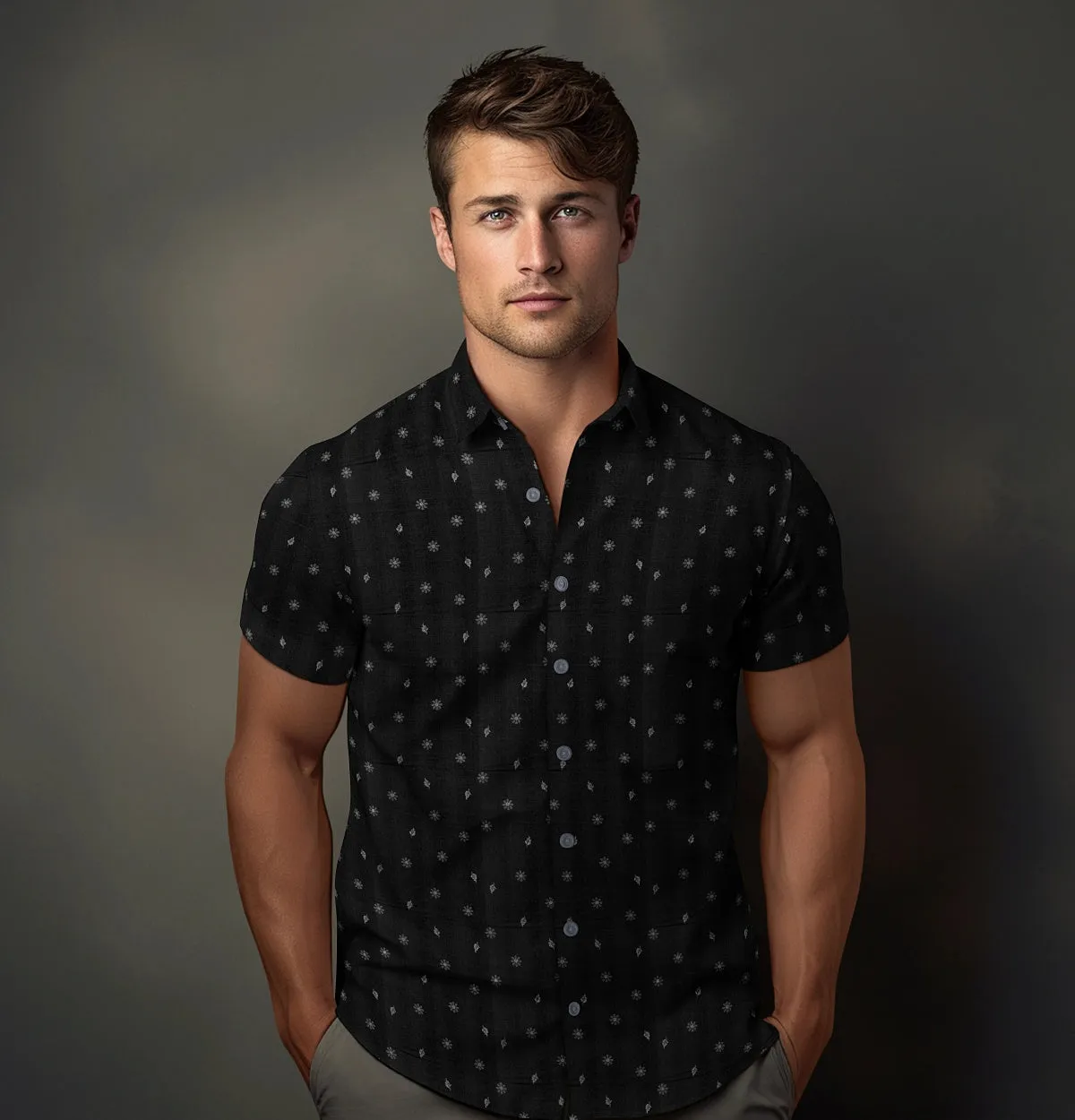 Pure Cotton - Short Sleeve - Black Print sold by Airthreads product image thumbnail 3