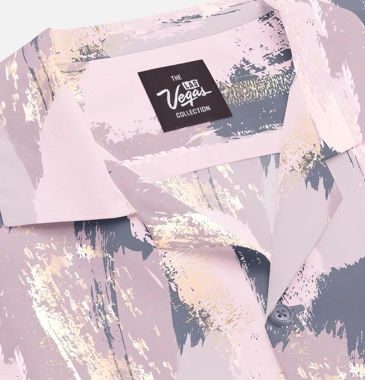 Wrinkle-Free - Dusty Pink & Lilac - Camp Collar sold by Airthreads product image thumbnail 2