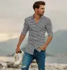 Pure Cotton - Long Sleeve - Black & White Checks Style 3 sold by Airthreads