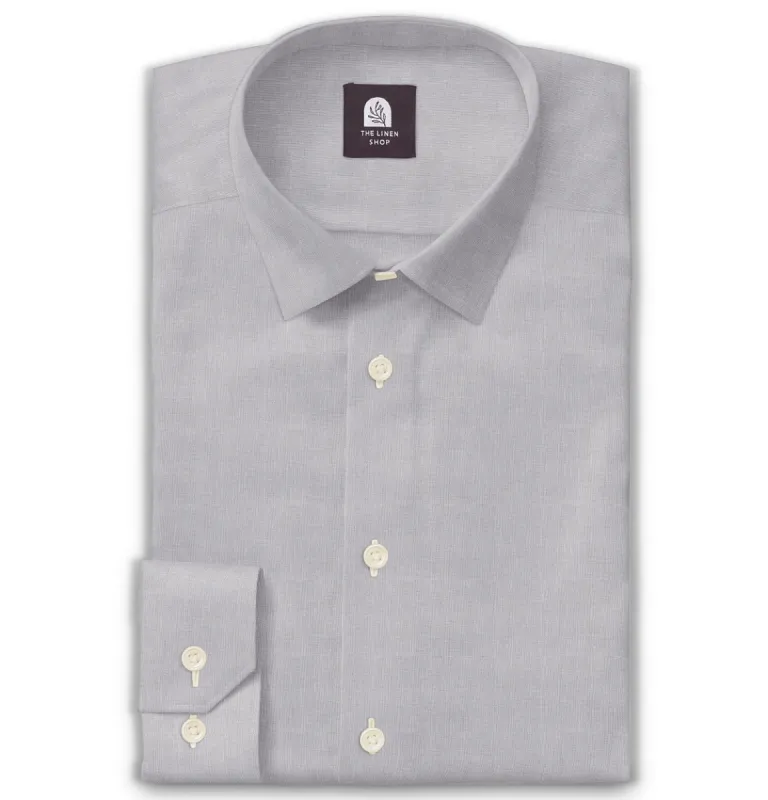 Cotton Linen - Long Sleeve - Light Gray sold by Airthreads