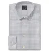Pure Cotton - Long Sleeve - Warm Gray Houndstooth Print sold by Airthreads