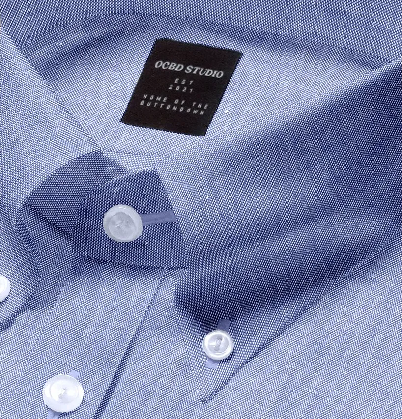 Oxford Button-Down - Long Sleeve - Dark Blue sold by Airthreads product image thumbnail 2