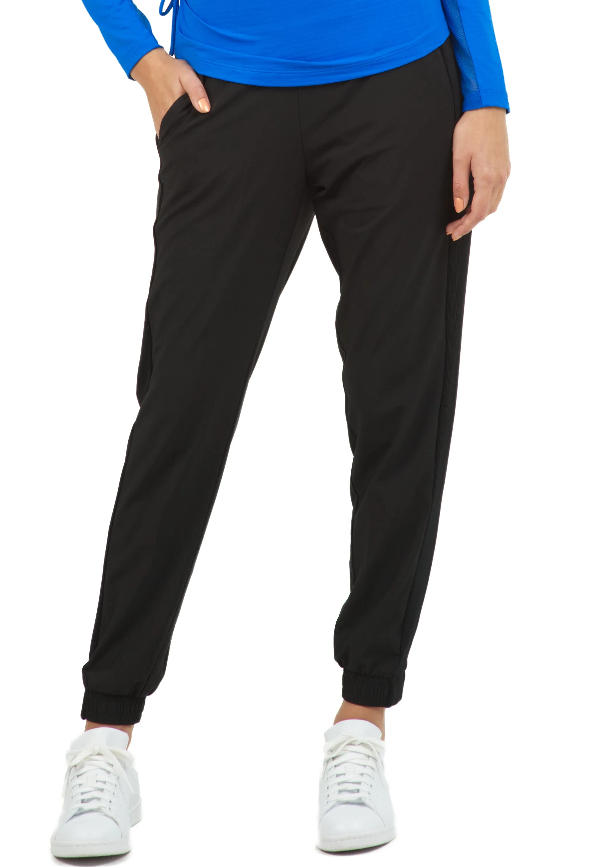 Women's Solid Joggers sold by IBKUL