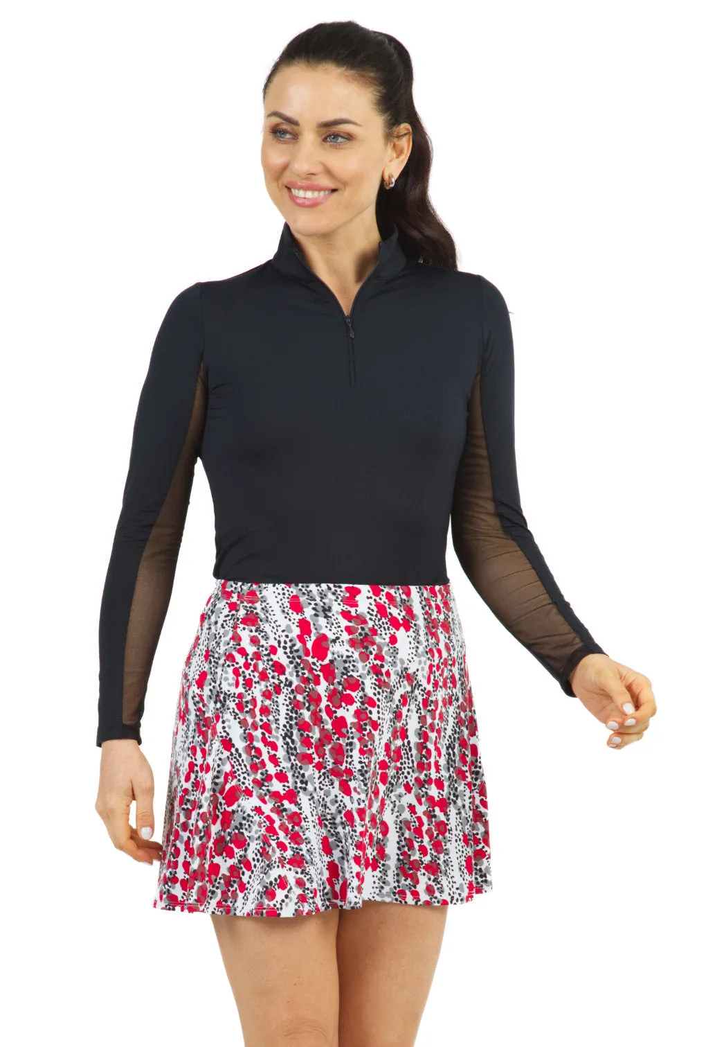 Kamila Print Swing Skort – 27262 sold by IBKUL product image thumbnail 2