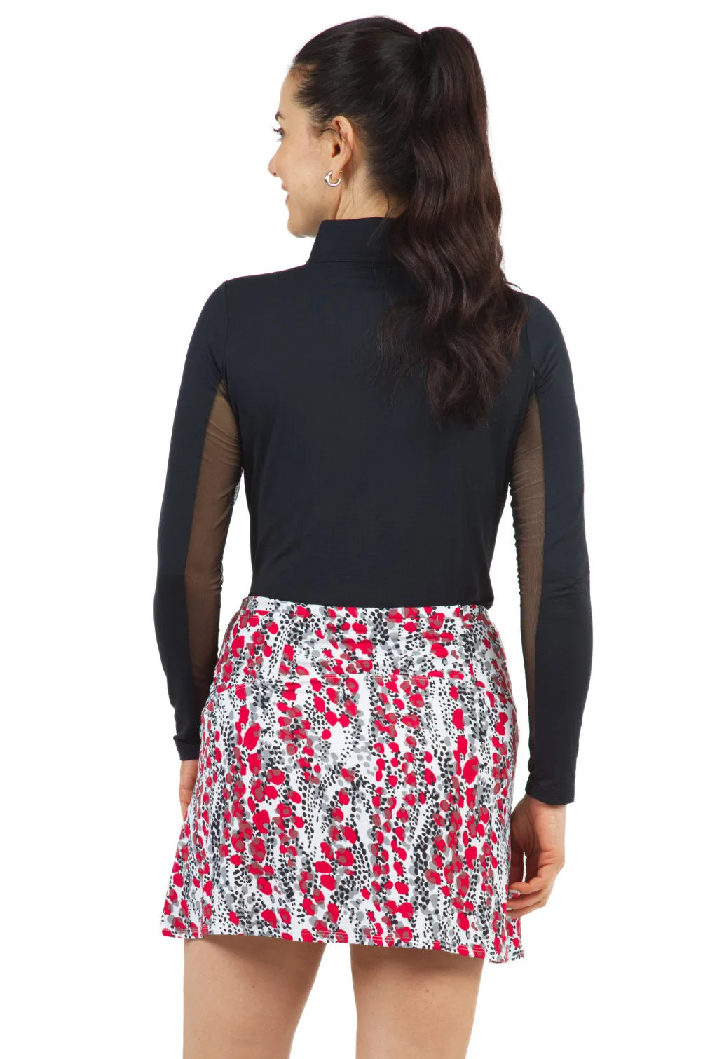 Kamila Print Swing Skort – 27262 sold by IBKUL product image thumbnail 4