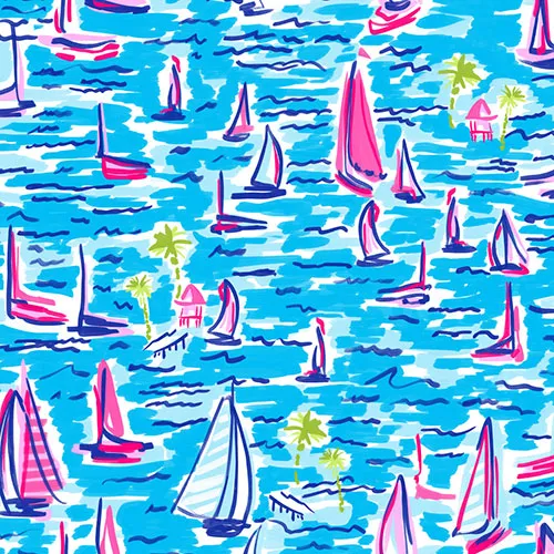 Darling Sail Print Sleeveless Polo – 14492 sold by IBKUL product image thumbnail 4