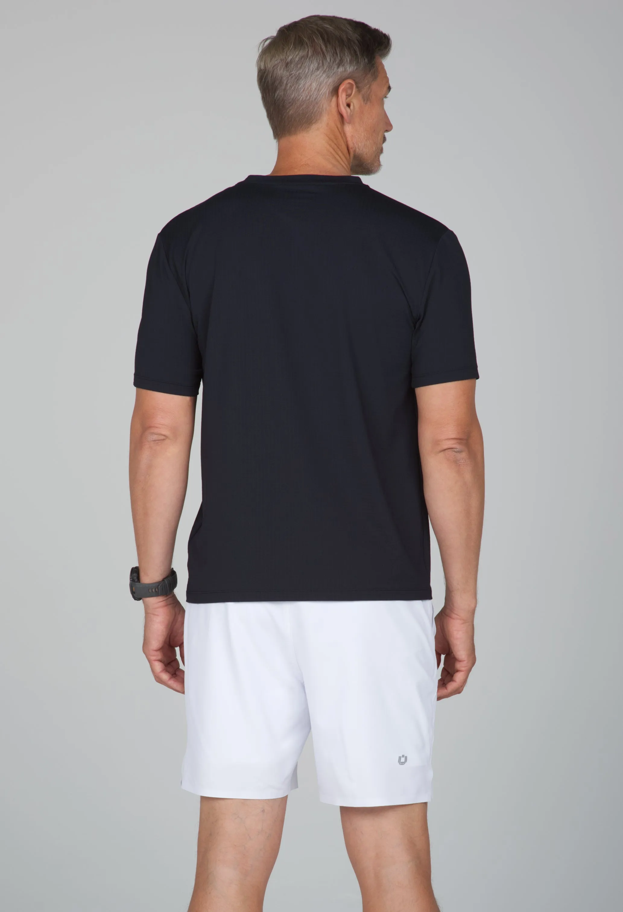 Solid Short Sleeve V Neck sold by IBKUL product image thumbnail 4