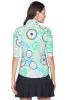 Debbie Print Ruched Elbow Length Sleeve Top - 41654 sold by IBKUL