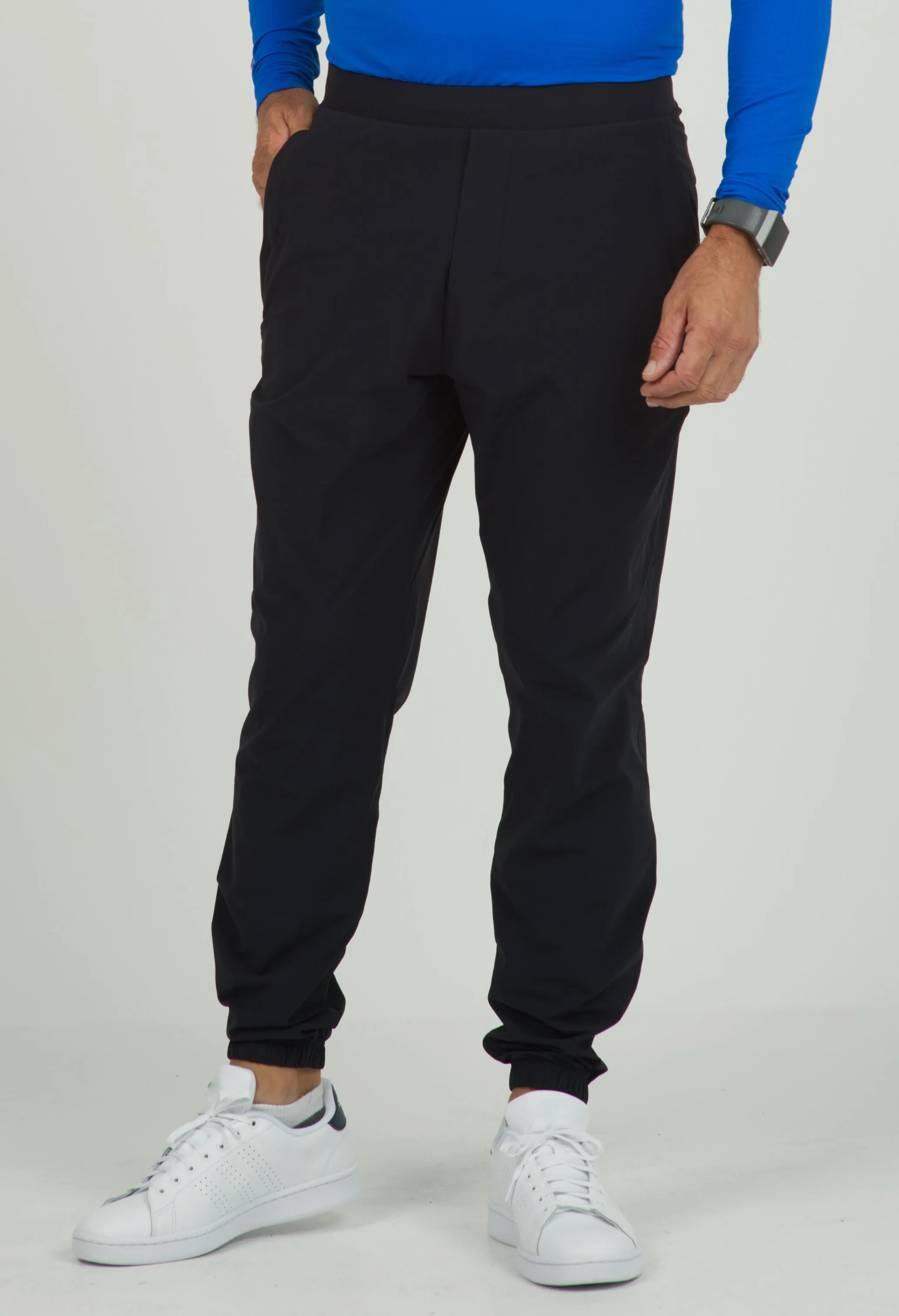 Men's Solid Joggers sold by IBKUL product image thumbnail 2